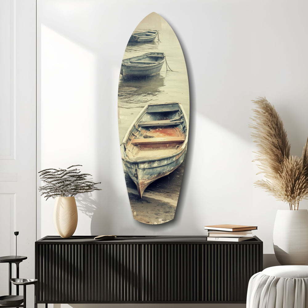 Drift of Solitude Glass Wall Art.