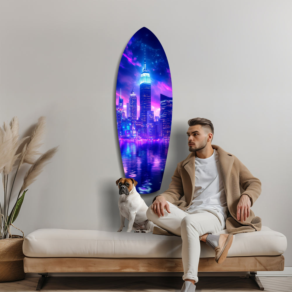 Empire City Glass Wall Art.