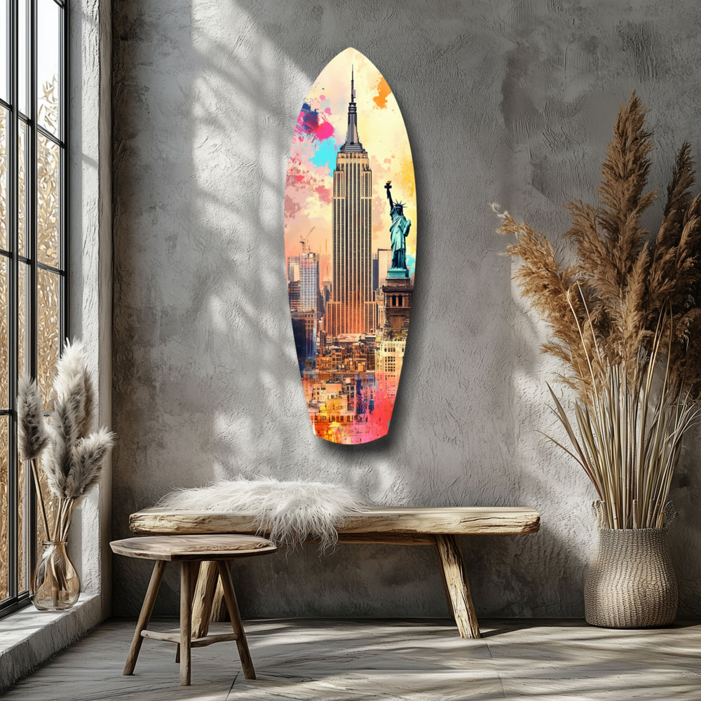 Empire City Glass Wall Art.