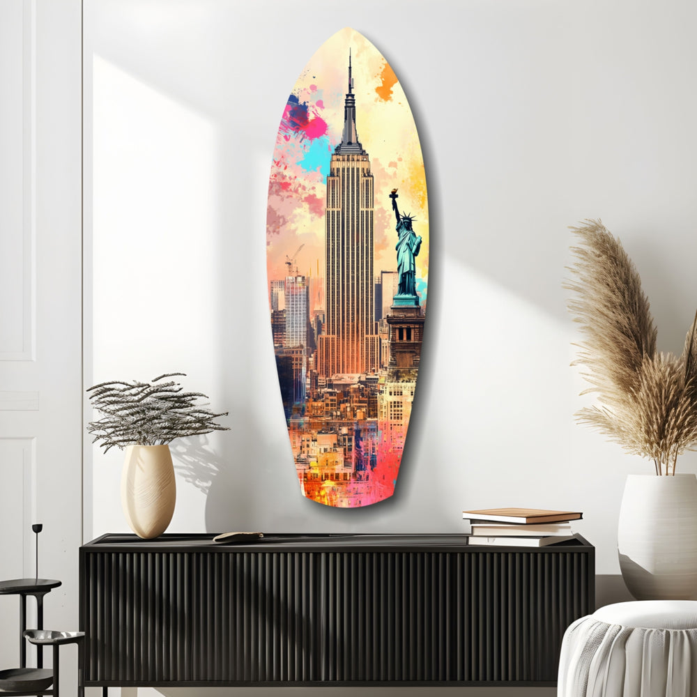 Empire City Glass Wall Art.