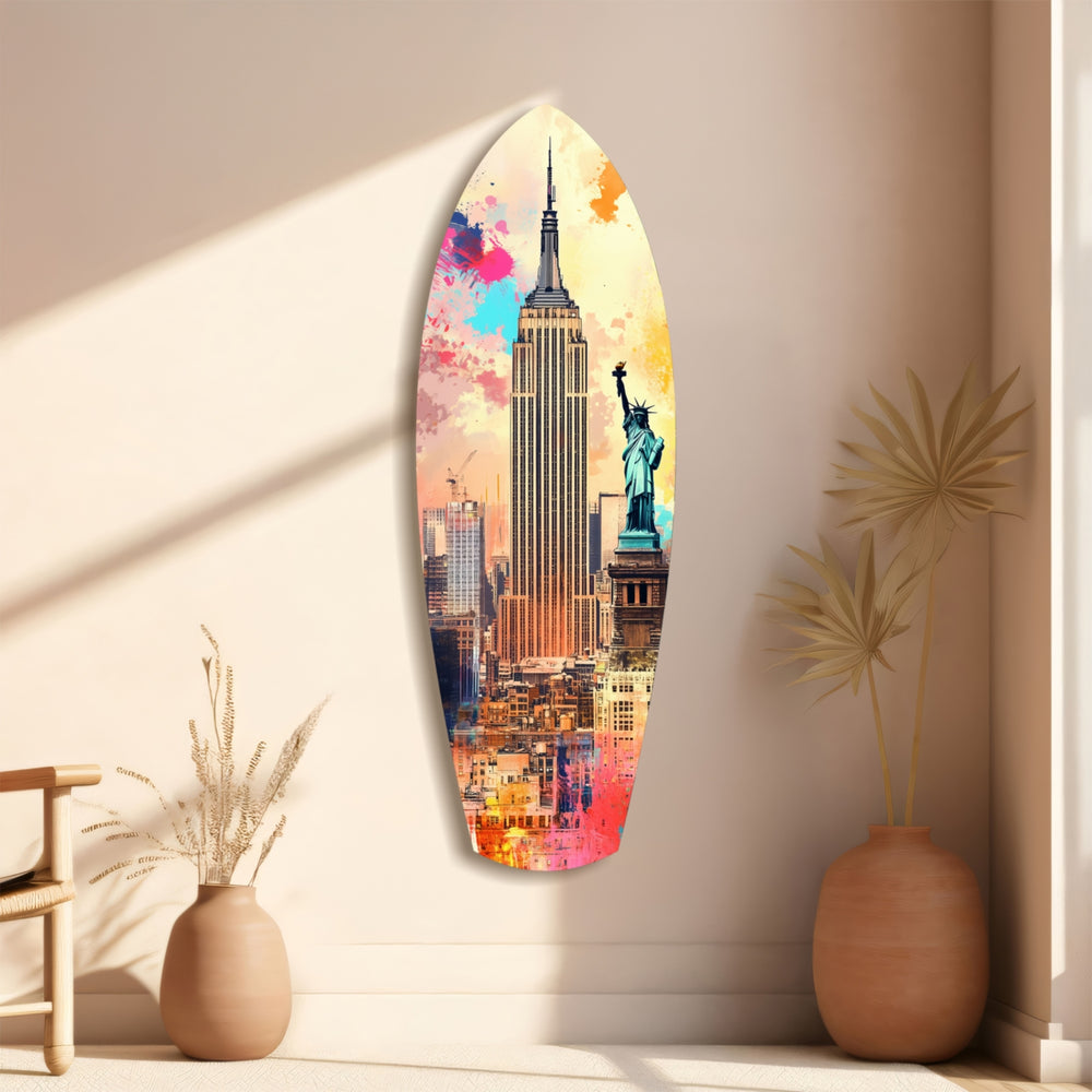 Empire City Glass Wall Art.