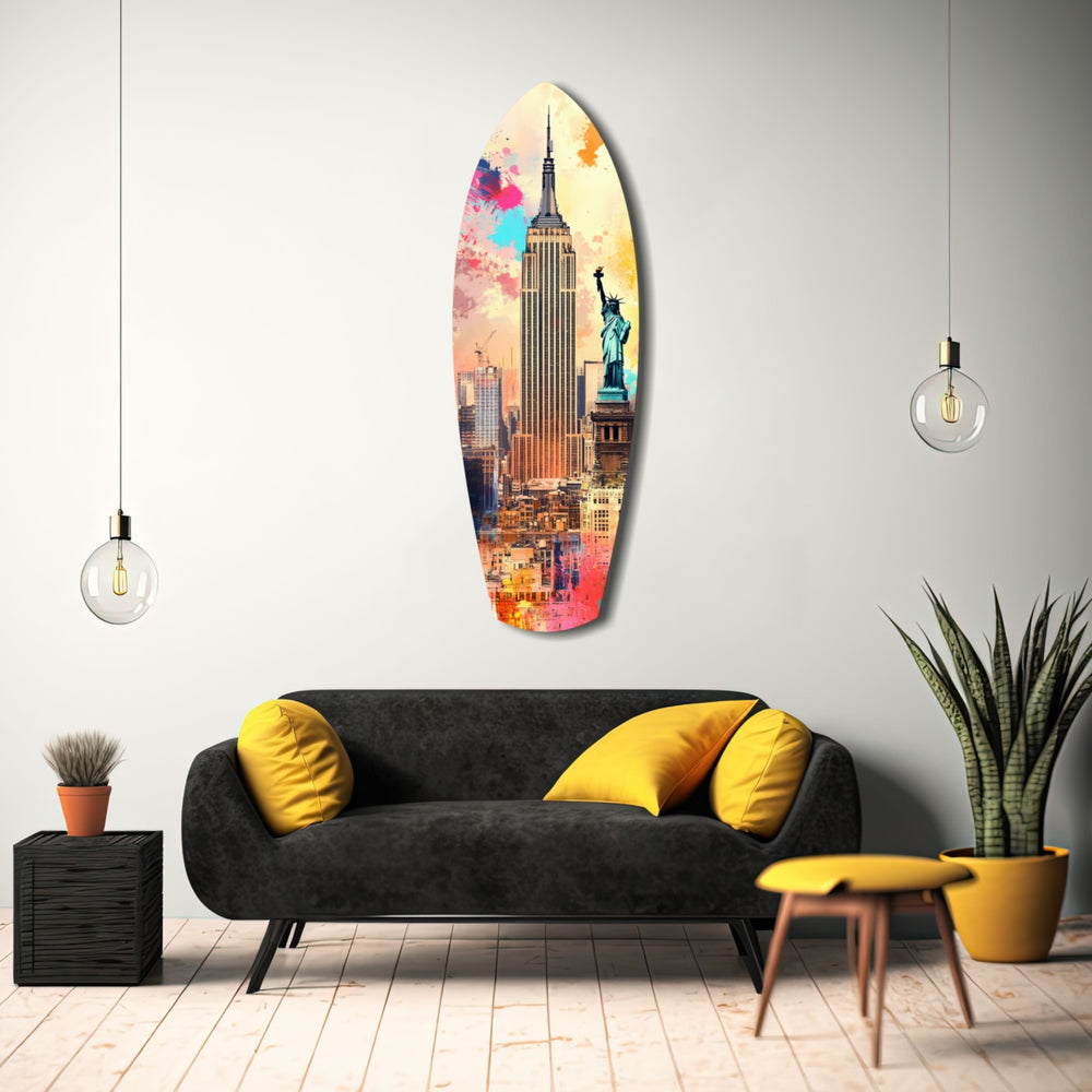 Empire City Glass Wall Art.