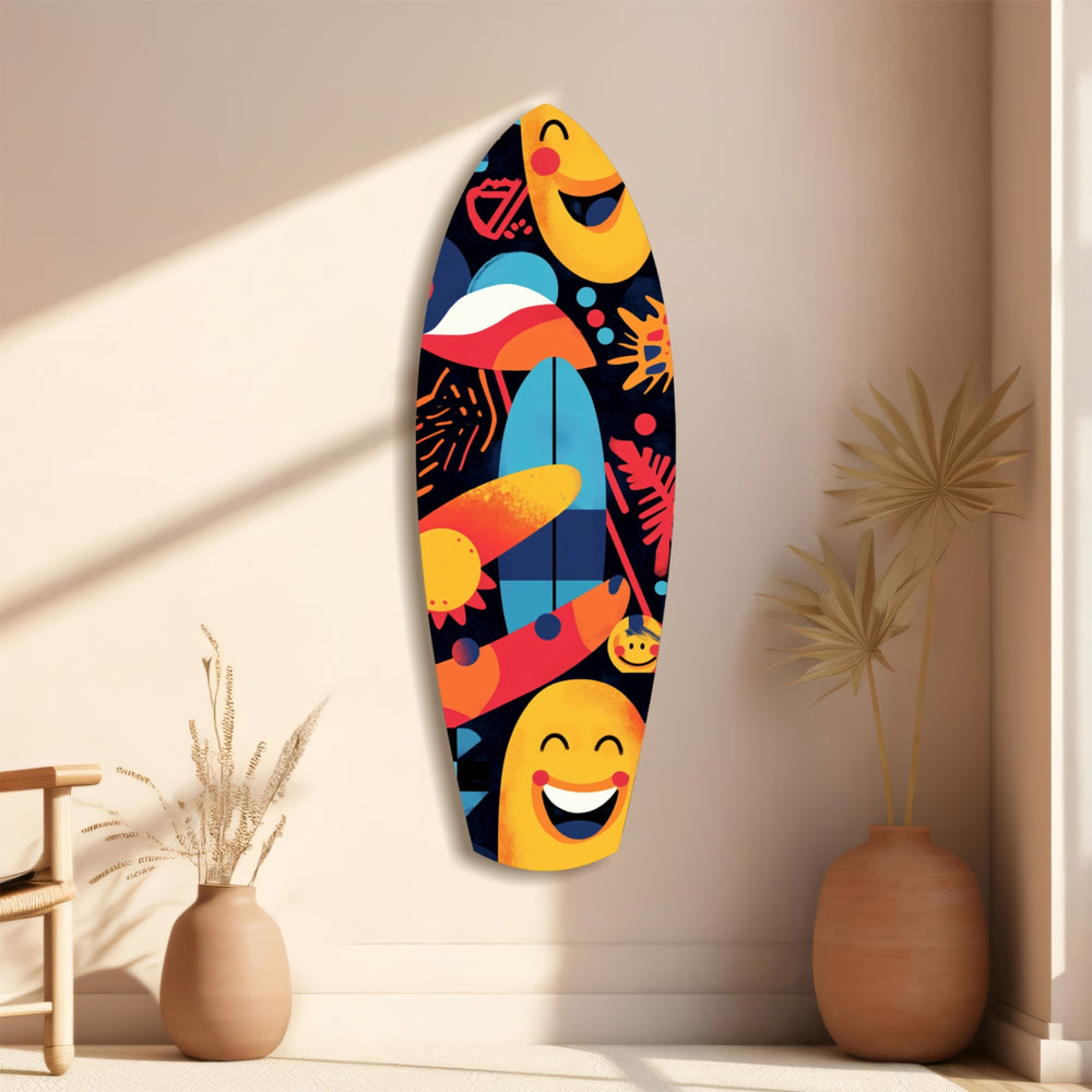 Summer Vibe Glass Wall Art.