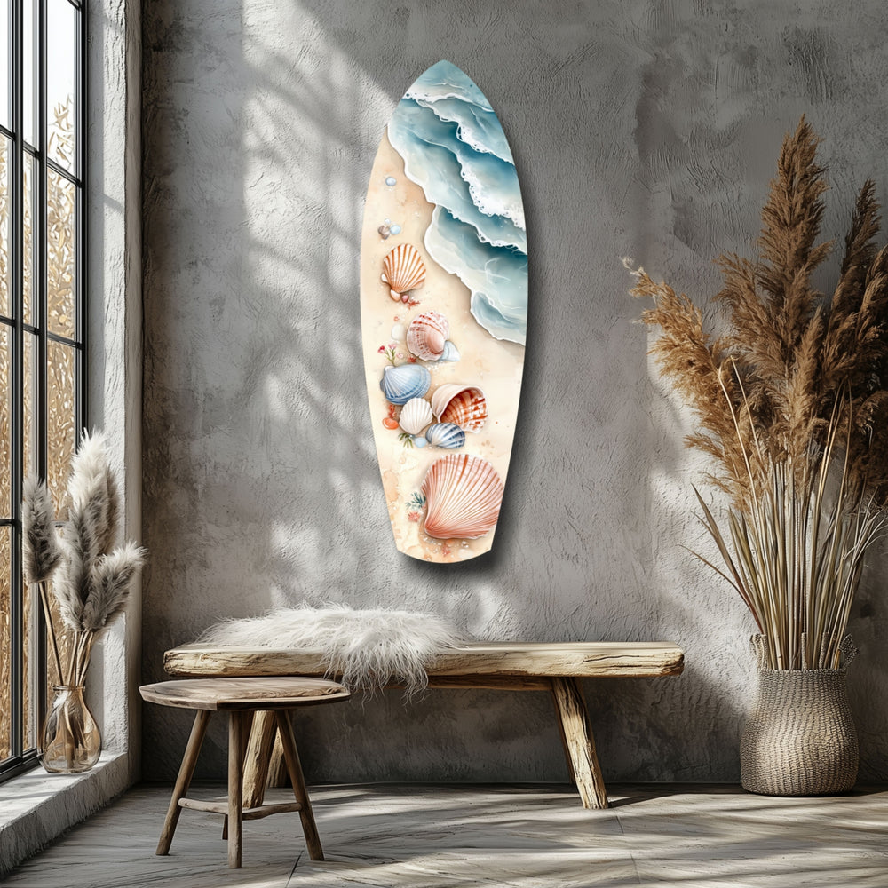 Shoreline Treasures Glass Wall Art.