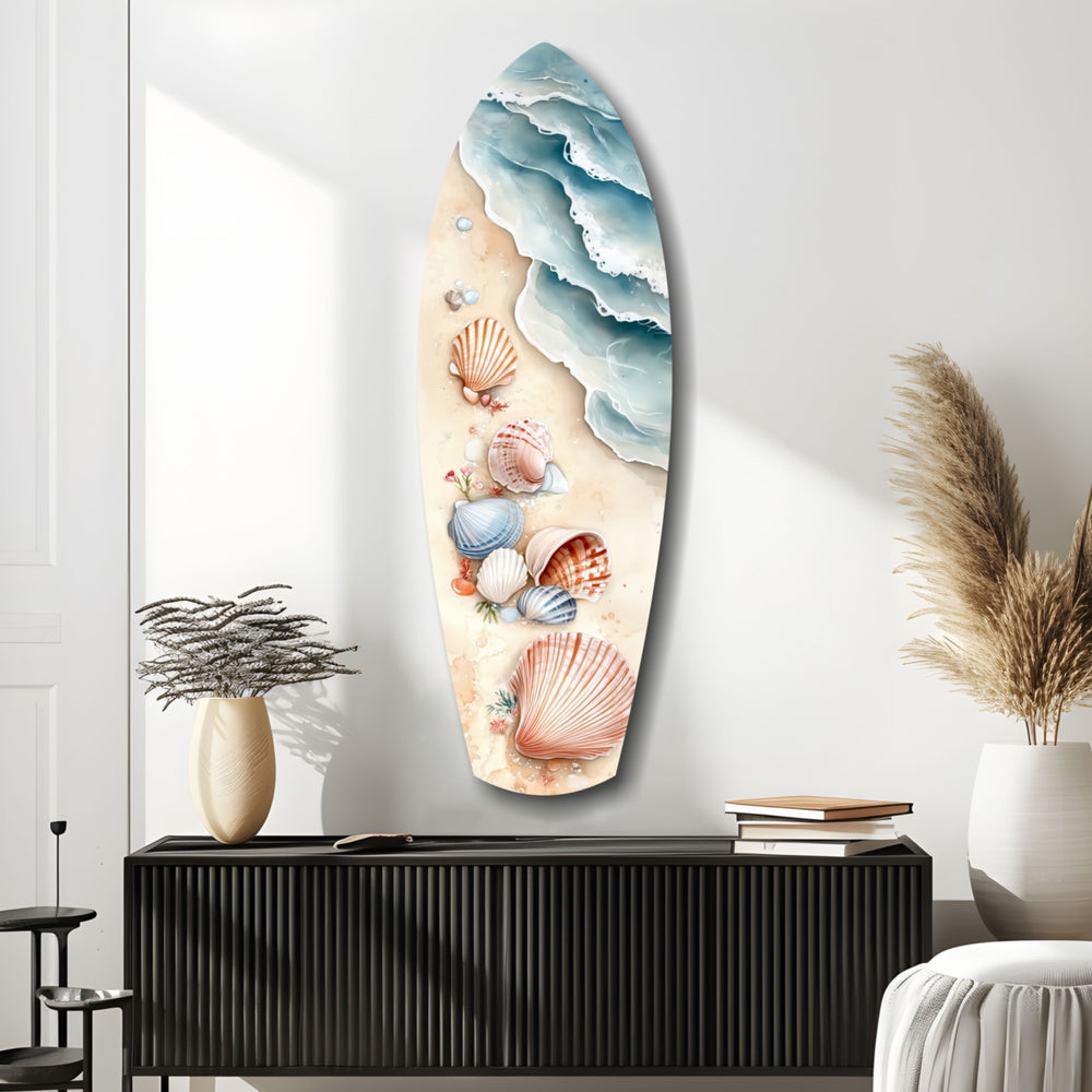 Shoreline Treasures Glass Wall Art.