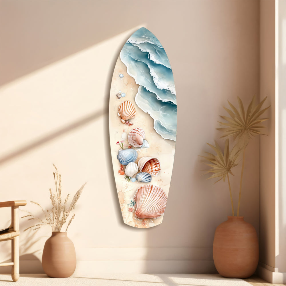 Shoreline Treasures Glass Wall Art.