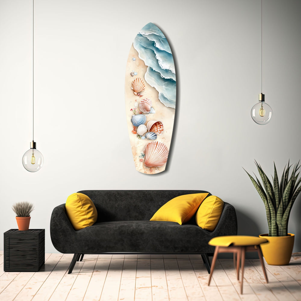 Shoreline Treasures Glass Wall Art.