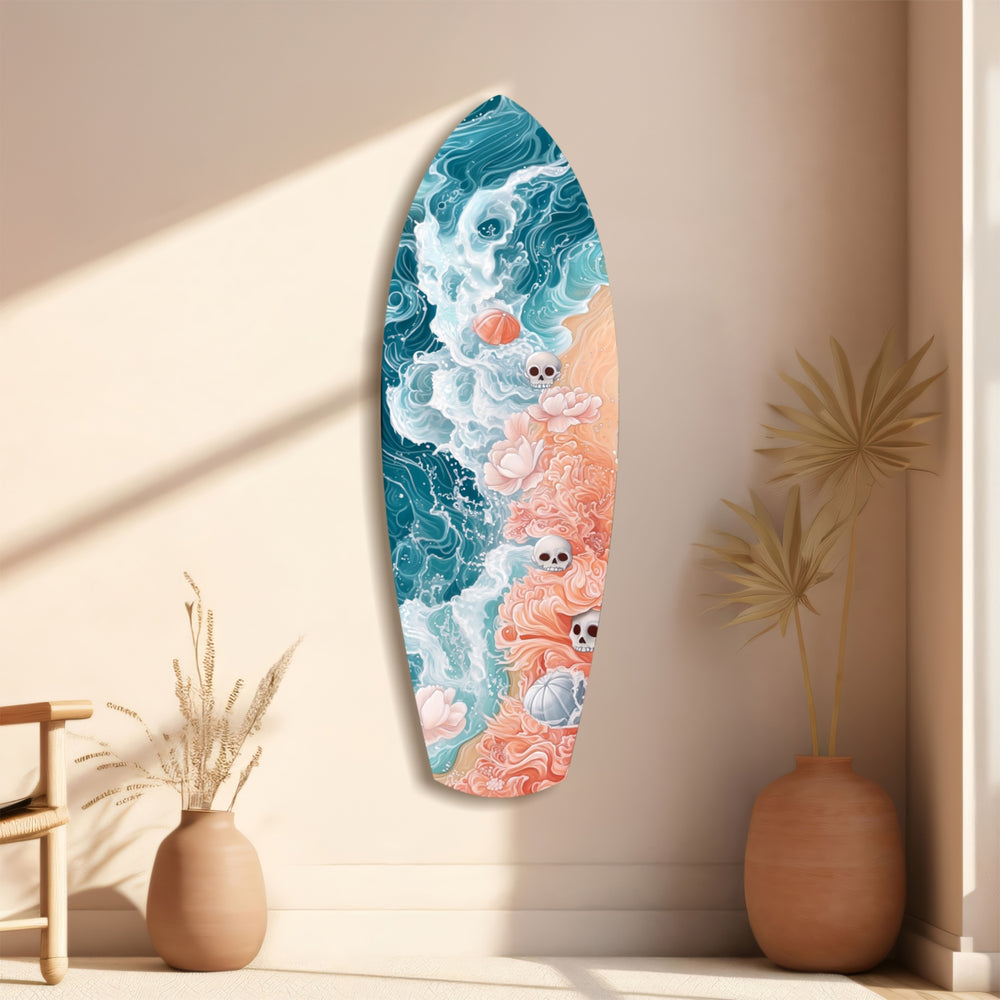 Eternal Tides Glass Wall Art.