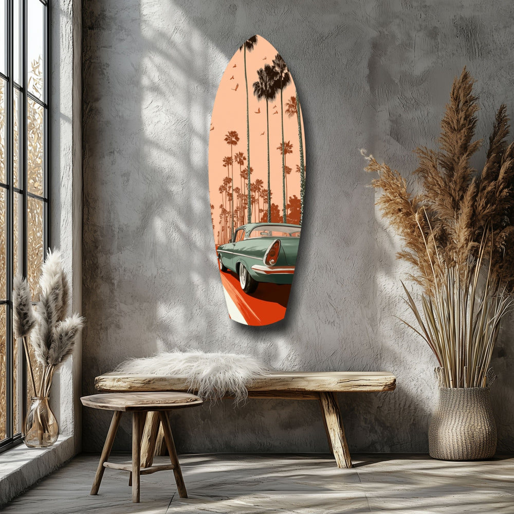 California Dreams V2 Glass Wall Art.