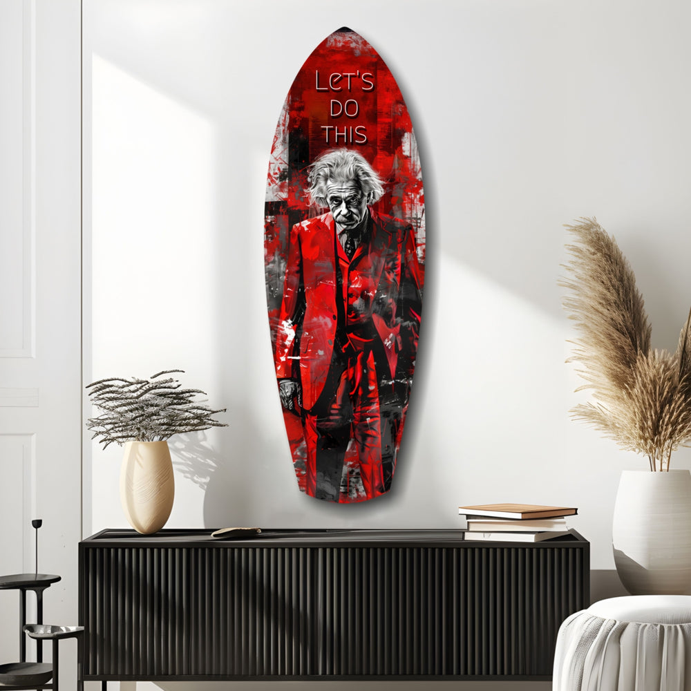 Lets Do This Glass Wall Art.