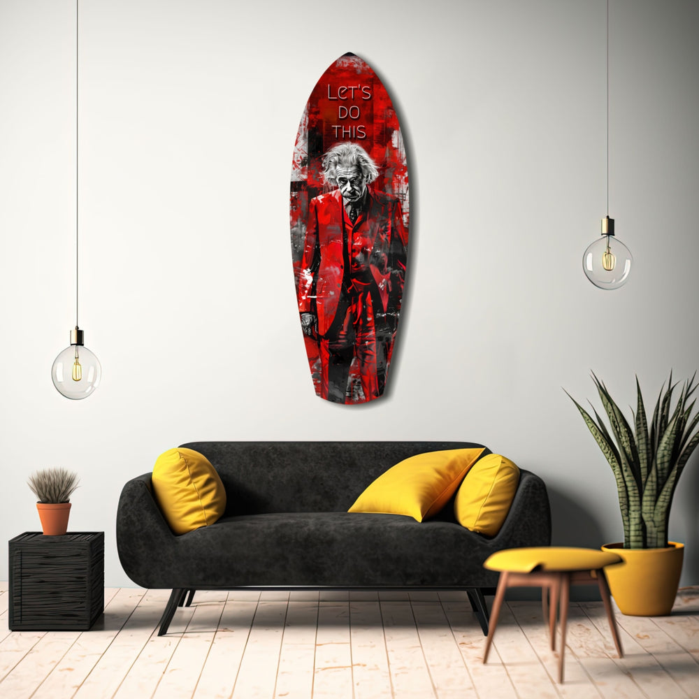 Lets Do This Glass Wall Art.