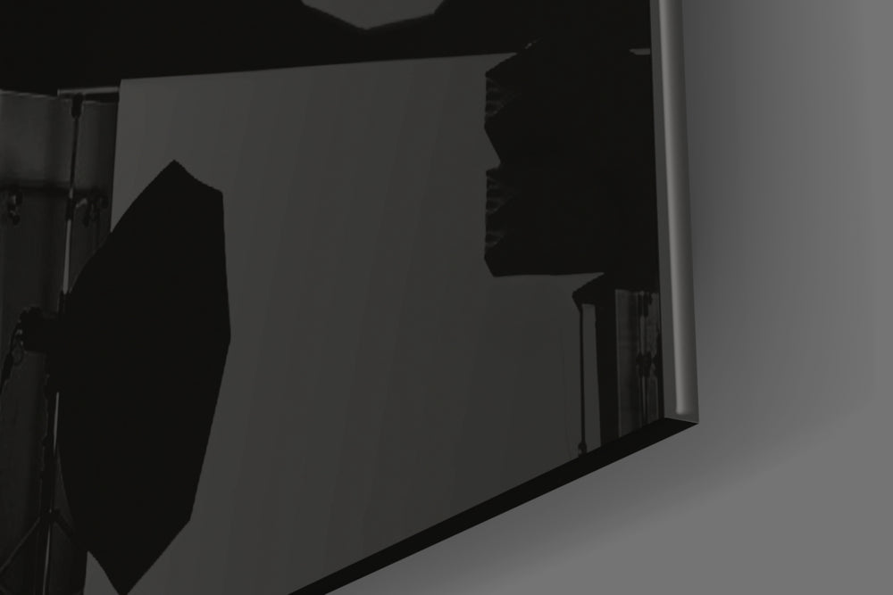 Old School Hip-Hop Portrait Glass Wall Art