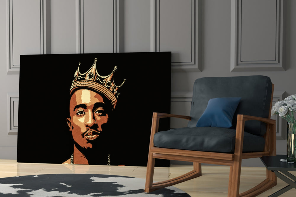 Cinematic artwork in a streetwear shop interior