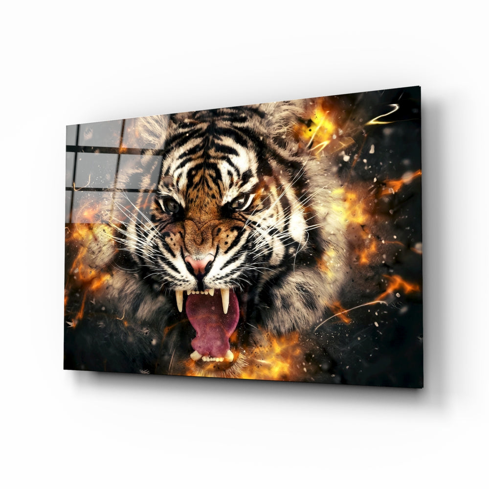 Wildlife-fury panel anchoring a man cave wall