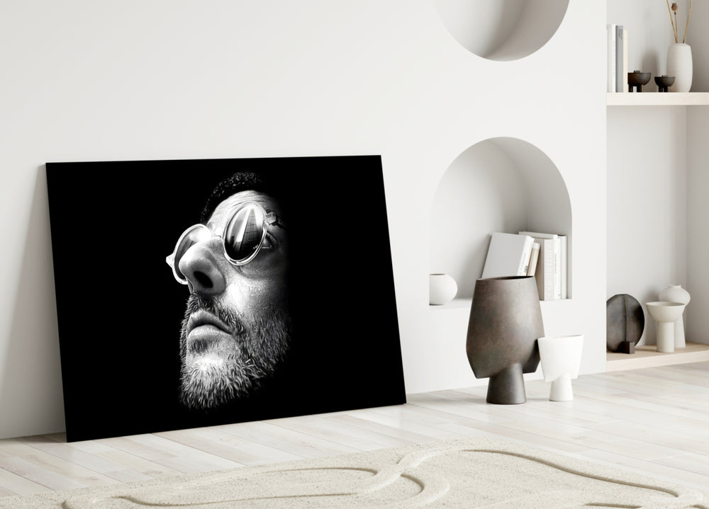 Leon artwork styled in a creative loft interior