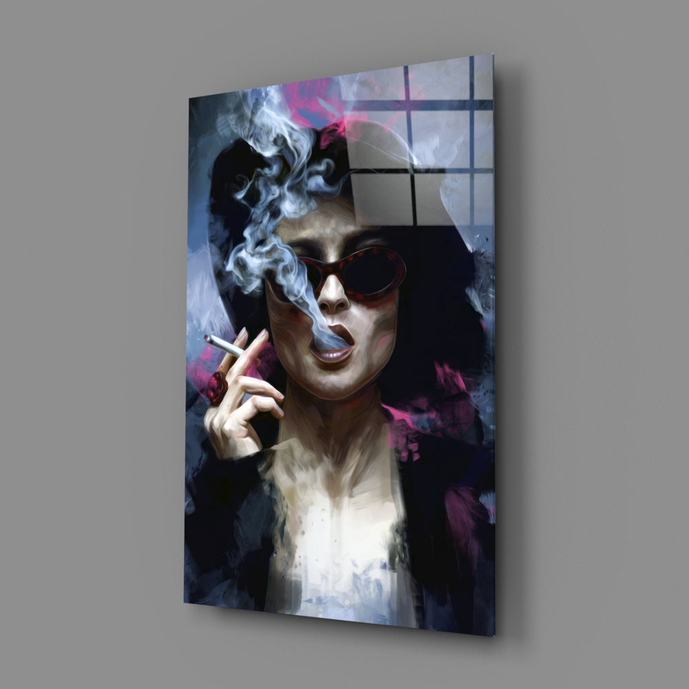 Cult-cinema tribute panel anchoring a creative loft wall