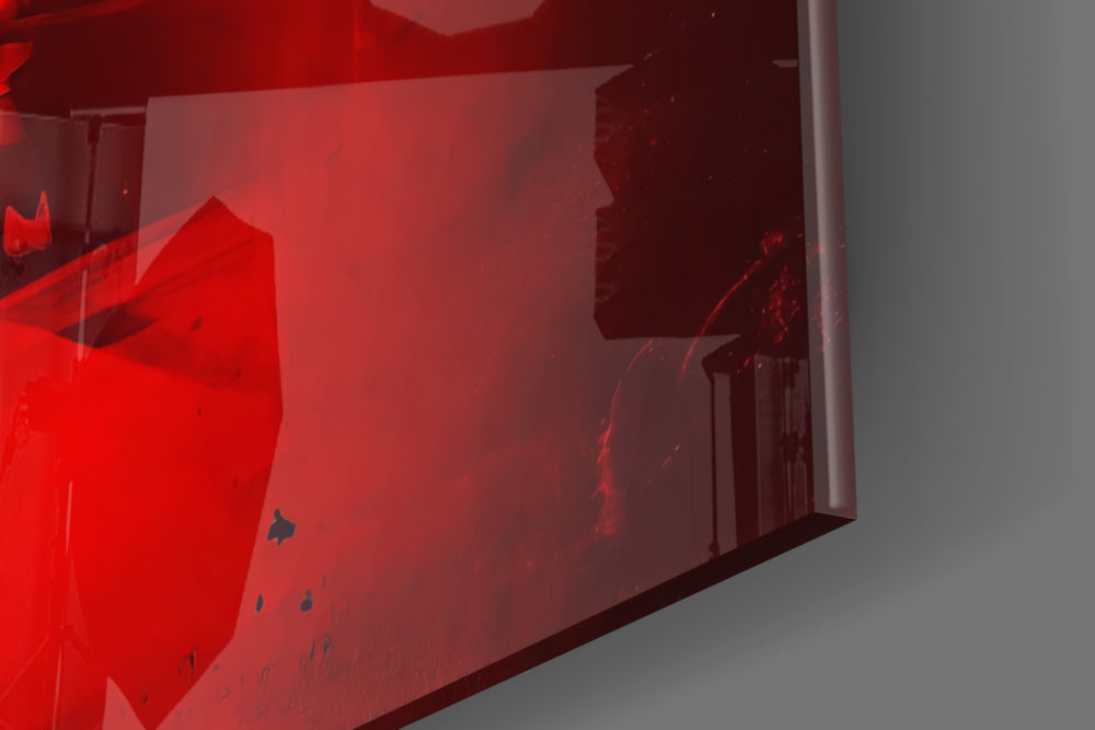 Knockout Boxer Glass Wall Art
