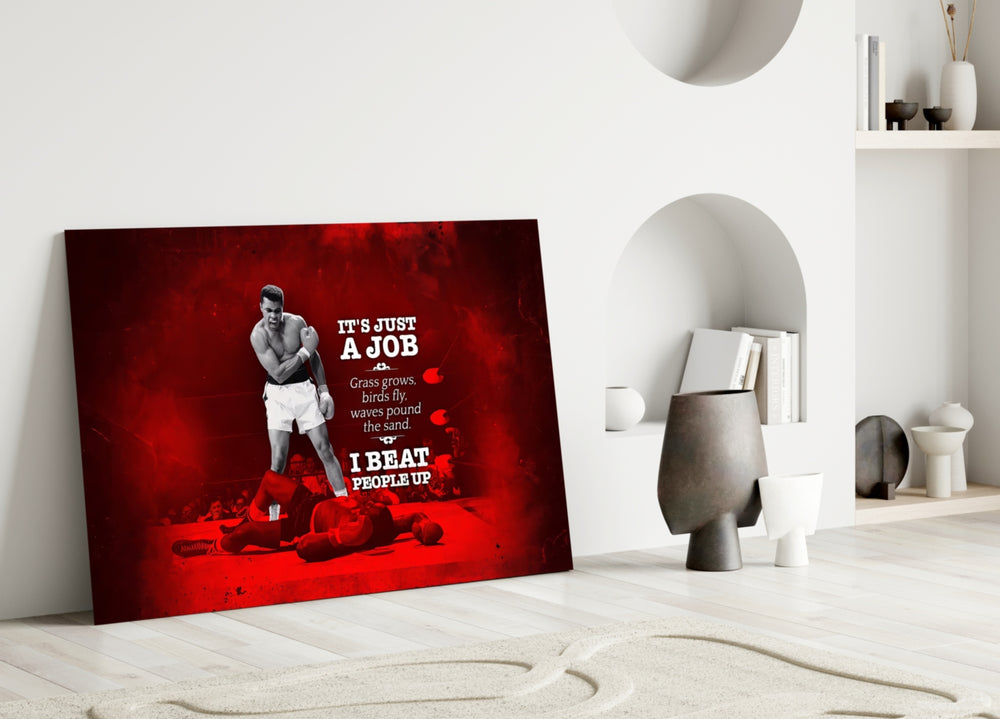 Ali It's Just a Job artwork styled in a teen's bedroom interior