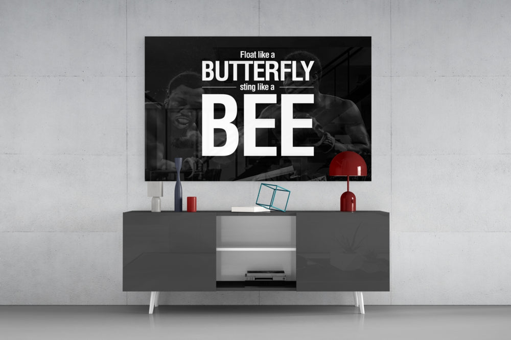 Knockout Boxer Glass Wall Art