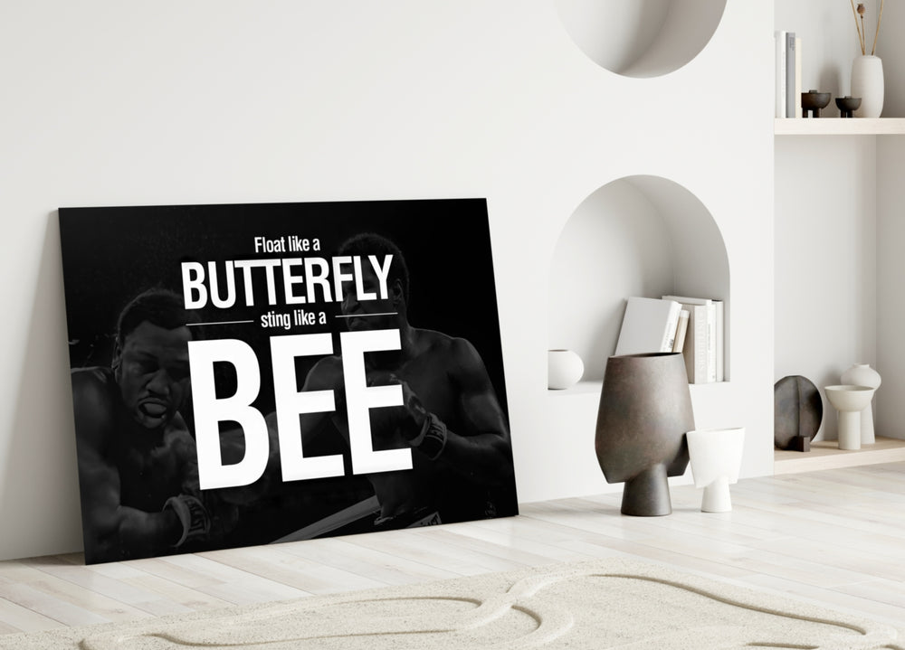 Ali Butterfly Bee artwork styled in a teen's bedroom interior