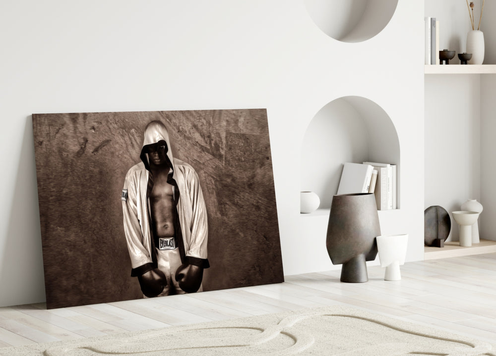 Ali Hood artwork styled in a creative loft interior