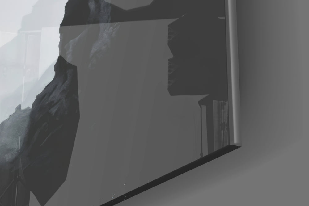 Words of a Silver Screen Siren Glass Wall Art