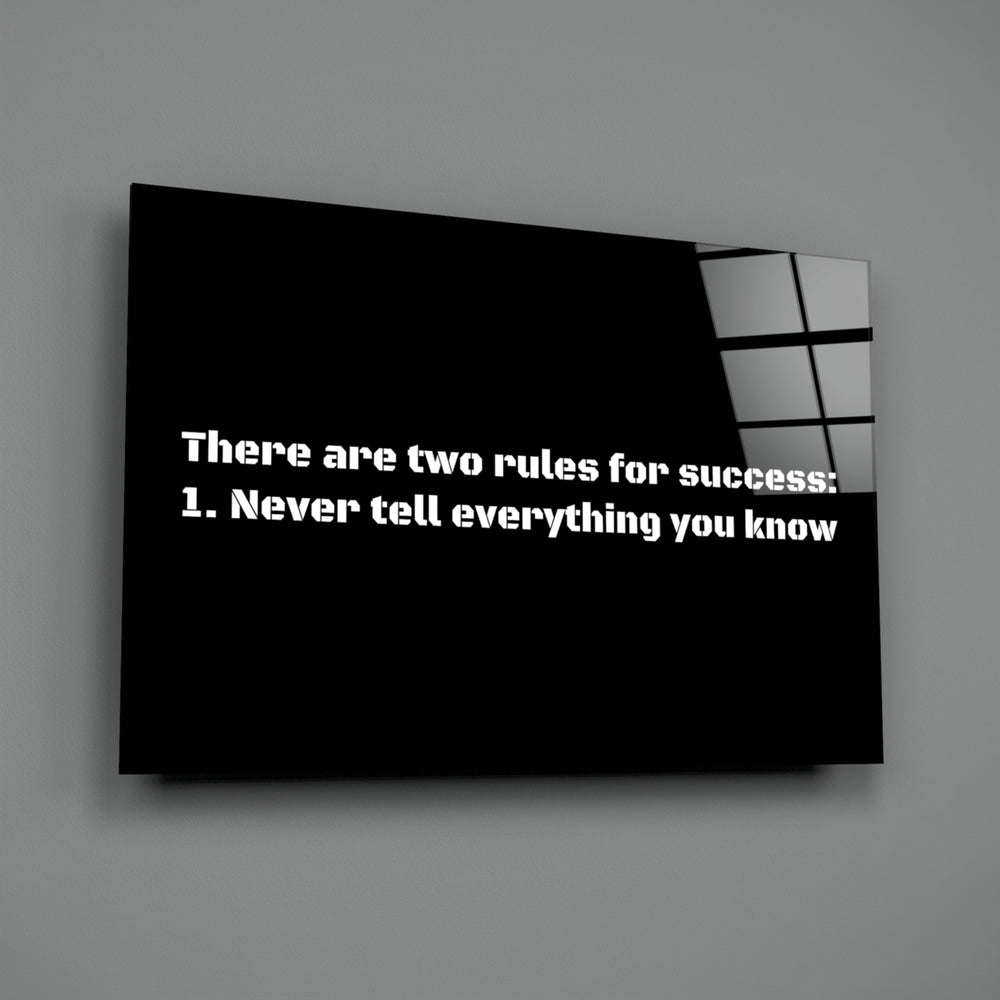 Typography panel anchoring a study wall