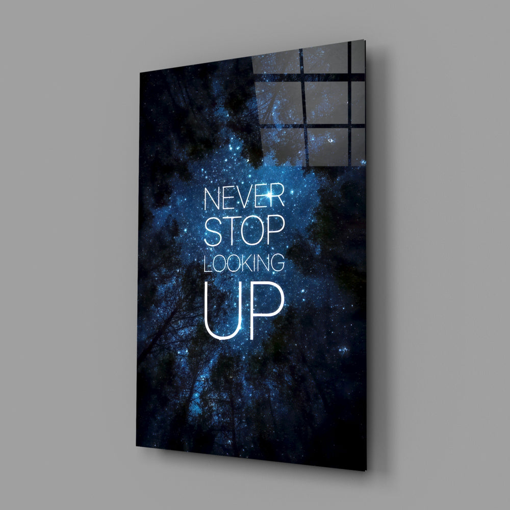 Stargazing panel anchoring a creative loft wall