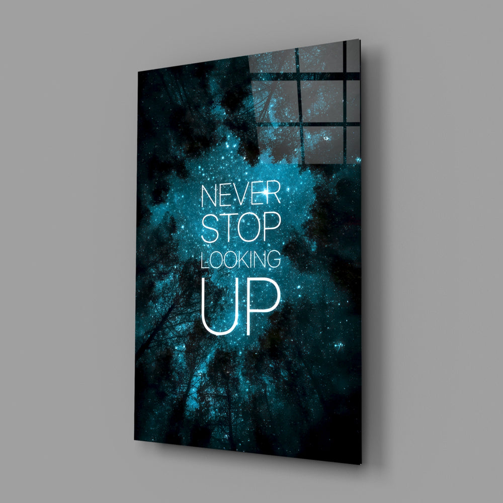Stargazing panel anchoring a creative loft wall