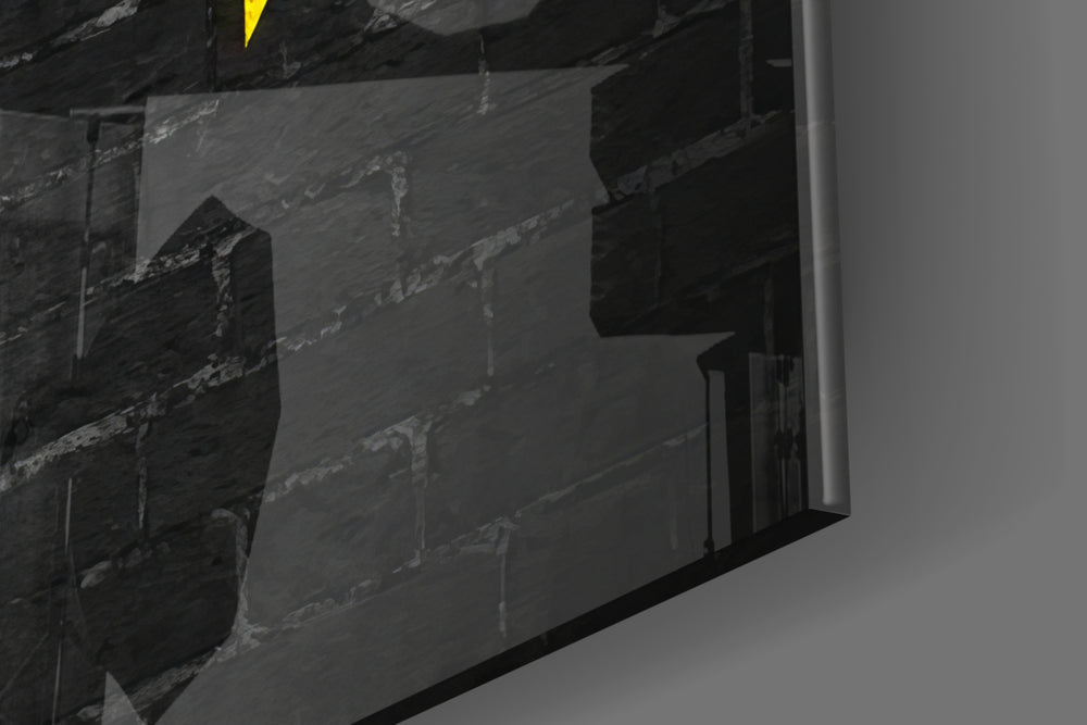 Cinematic artwork in a man cave interior