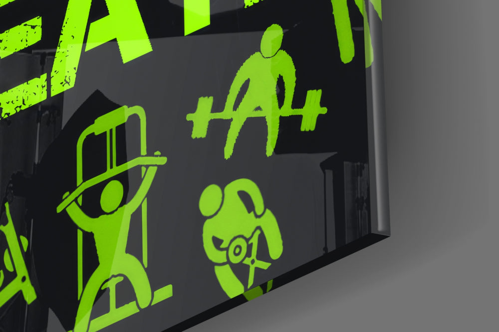 Cinematic artwork in a teen's bedroom interior