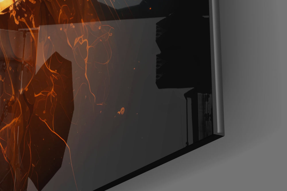 Cinematic artwork in a trader's desk interior