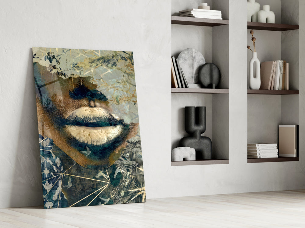Beauty panel against an ivory-painted accent wall
