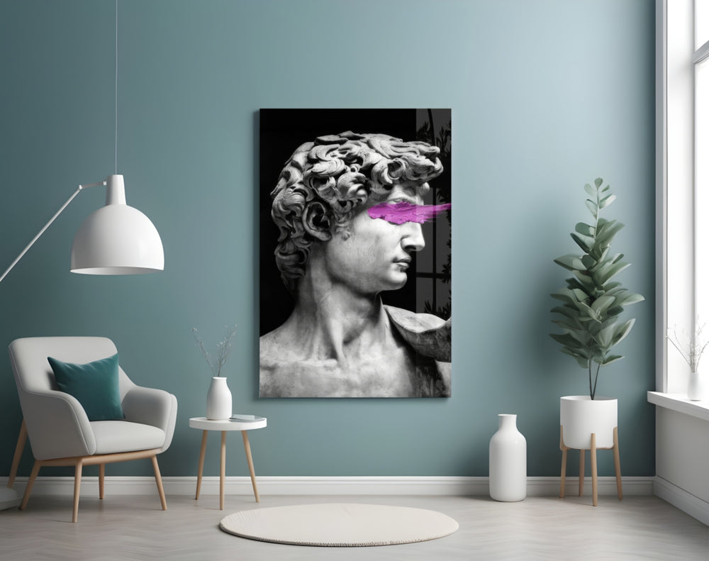 Art Guilt artwork styled in a teen's bedroom interior