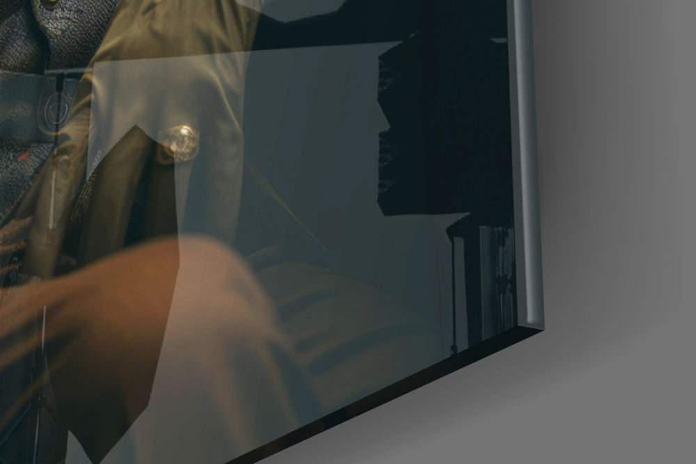 Cinematic artwork in a high-end bar interior