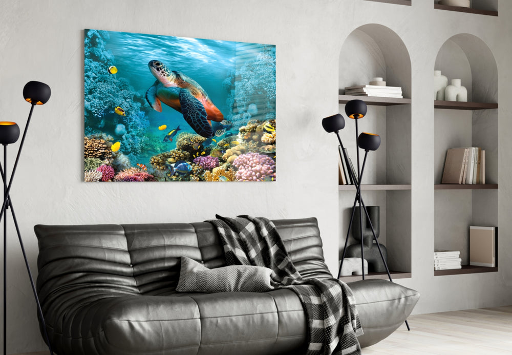 Underworld artwork styled in a child's nursery interior