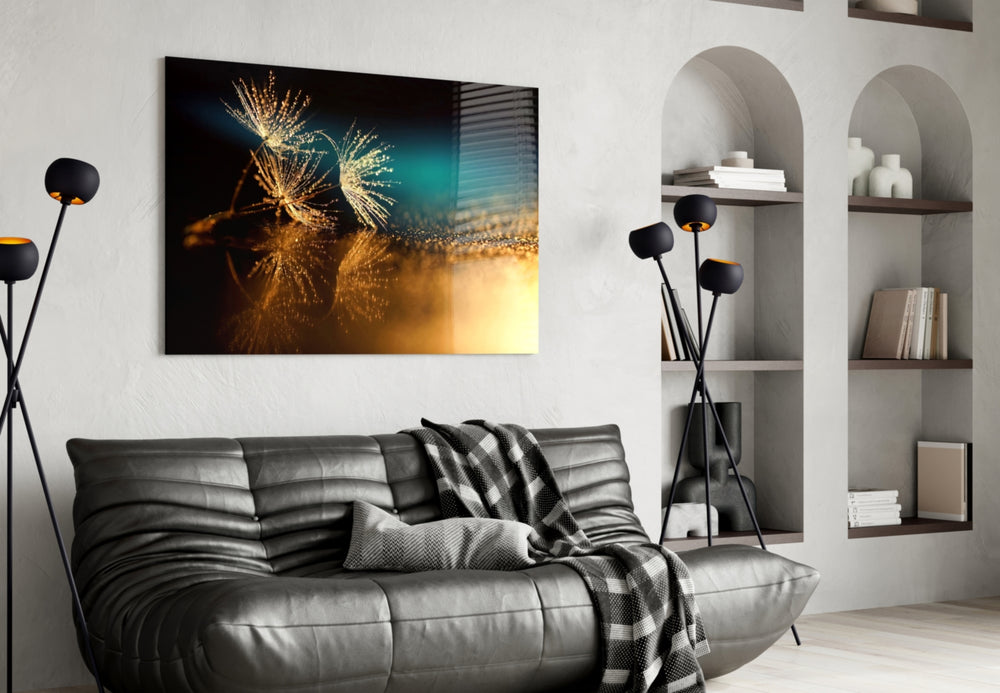 Gold Dust artwork styled in a designer office interior