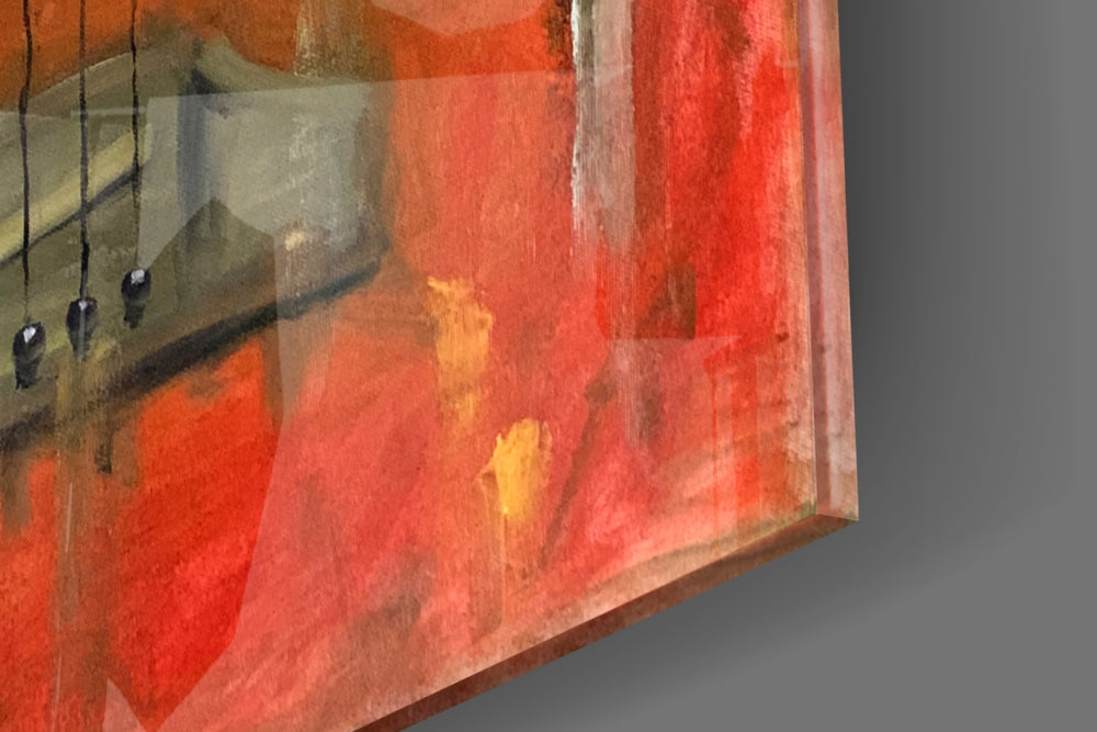 Cinematic artwork in a hospitality interior