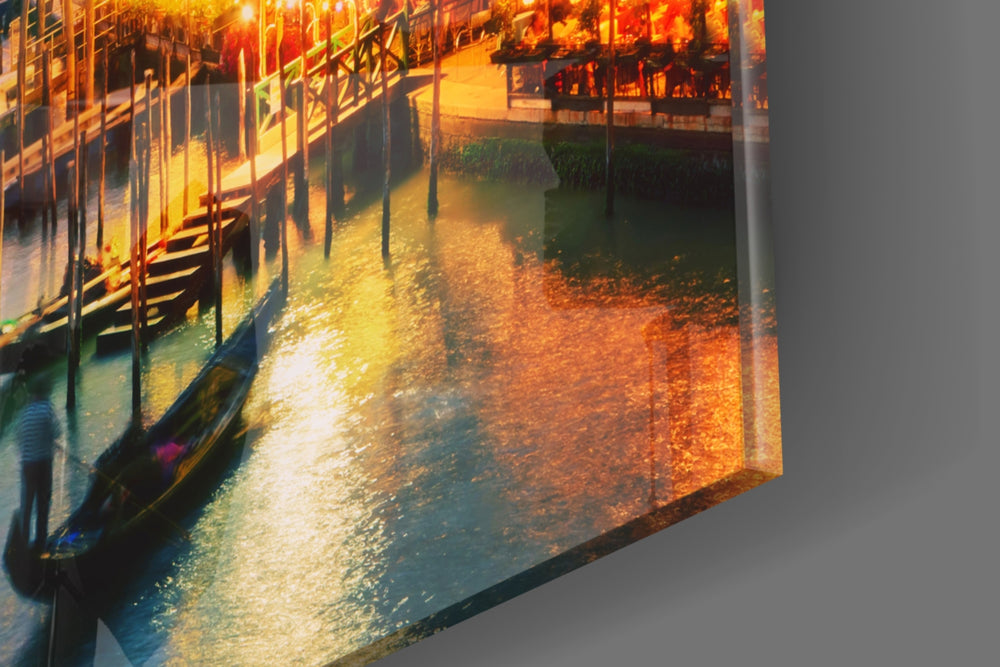 Cinematic artwork in a Mediterranean-themed dining room
