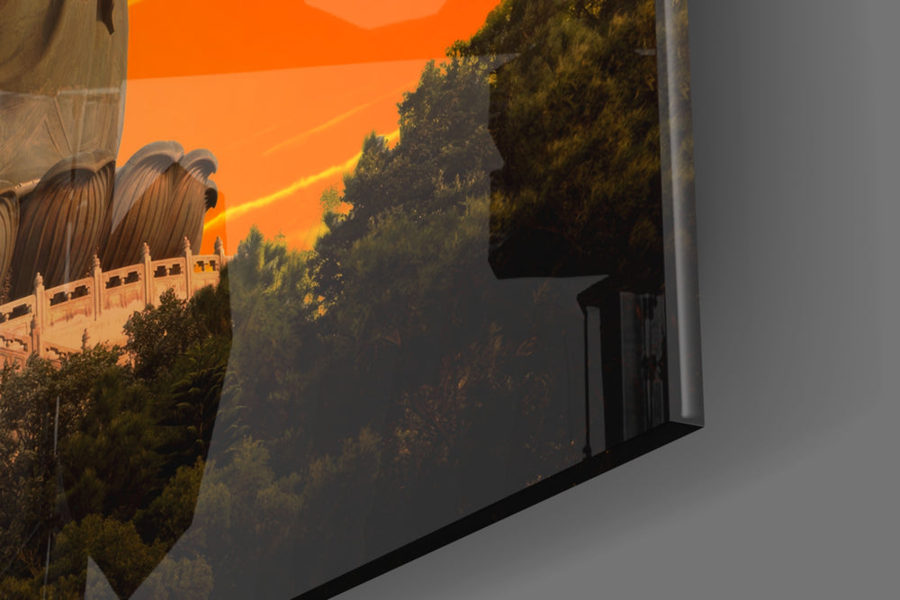 Cinematic artwork in a hospitality interior