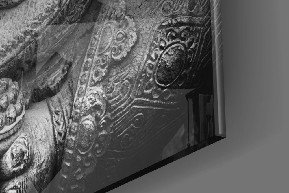 Cinematic artwork in a sacred-leaning living room
