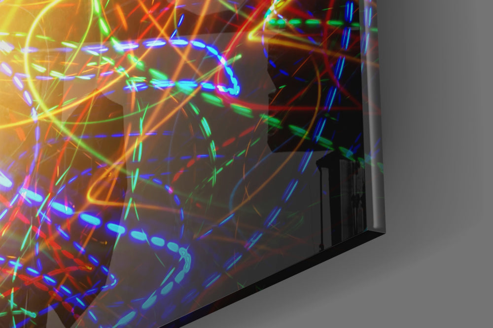 Cinematic artwork in a research lab interior