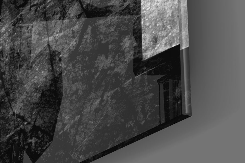 Cinematic artwork in a sacred-leaning living room