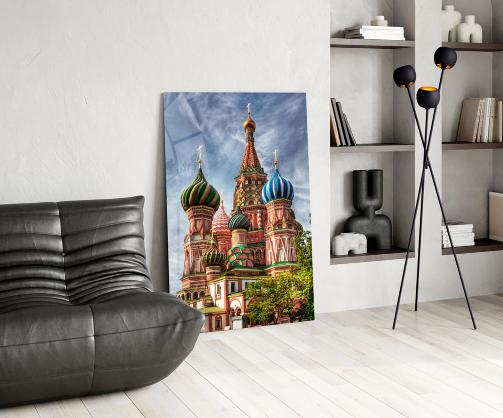 Architectural glass print bringing travel edge to a hospitality interior