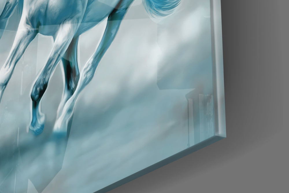 Cinematic artwork in a Vedic-themed living room interior