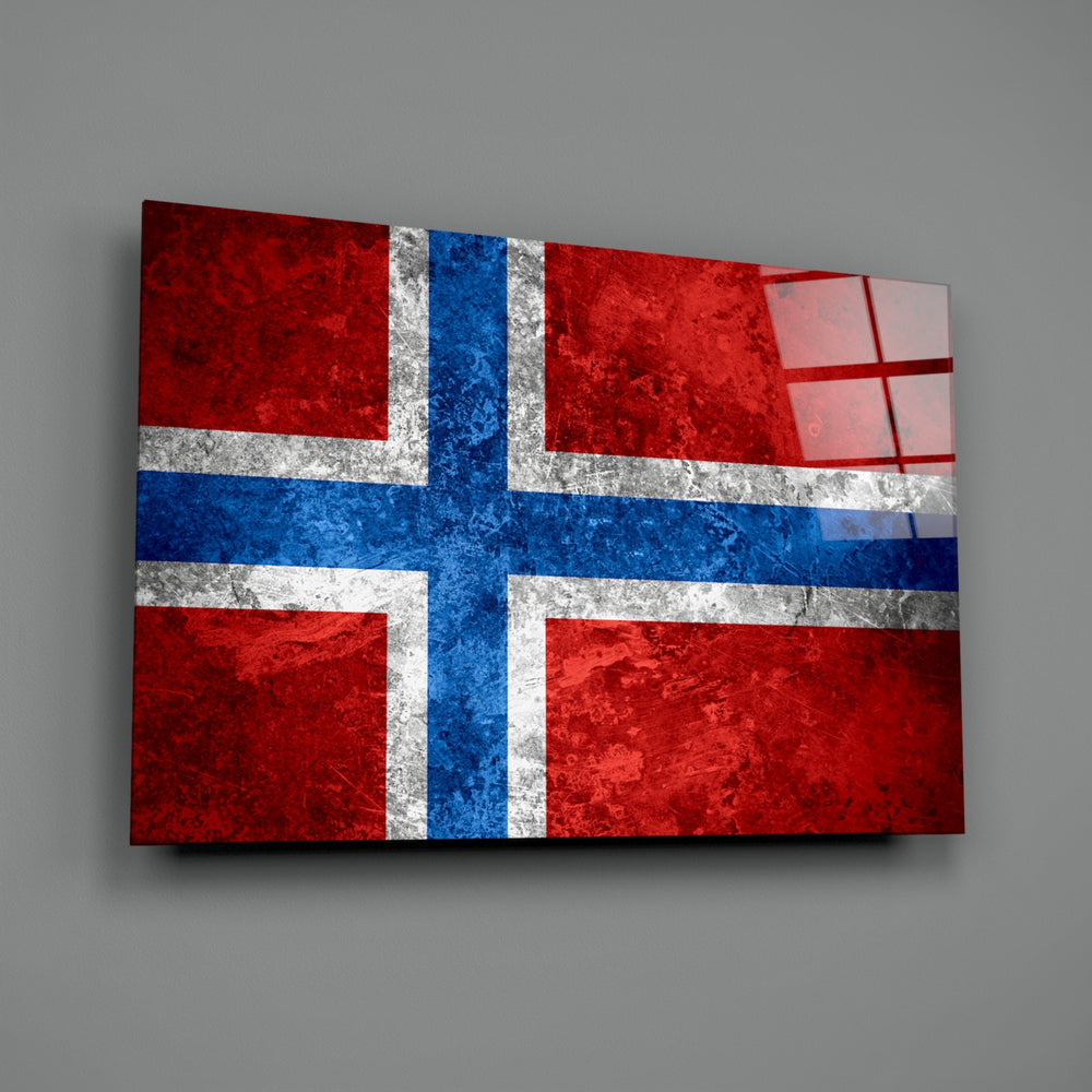 Patriotic panel anchoring a man cave wall