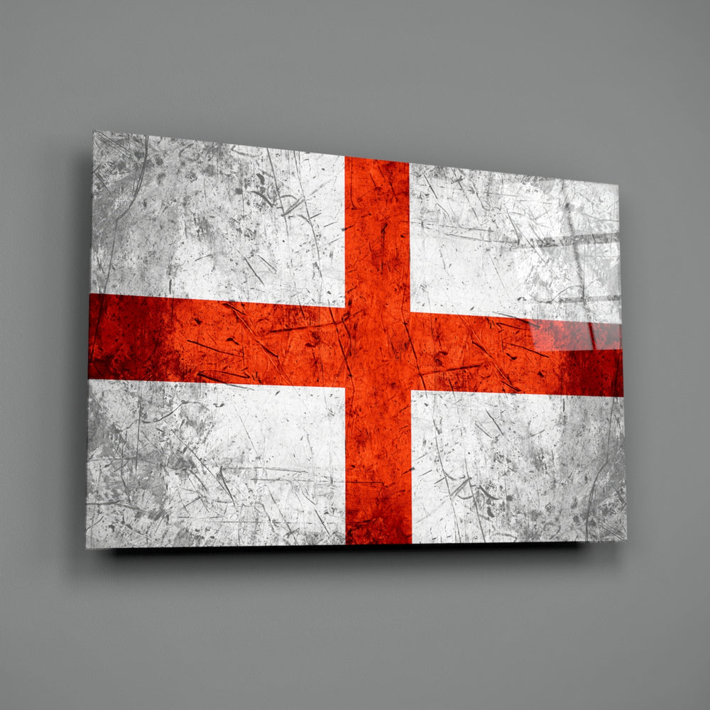 Patriotic panel anchoring a man cave wall