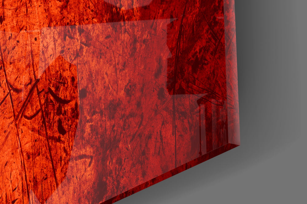 Cinematic artwork in a heritage-themed living room interior