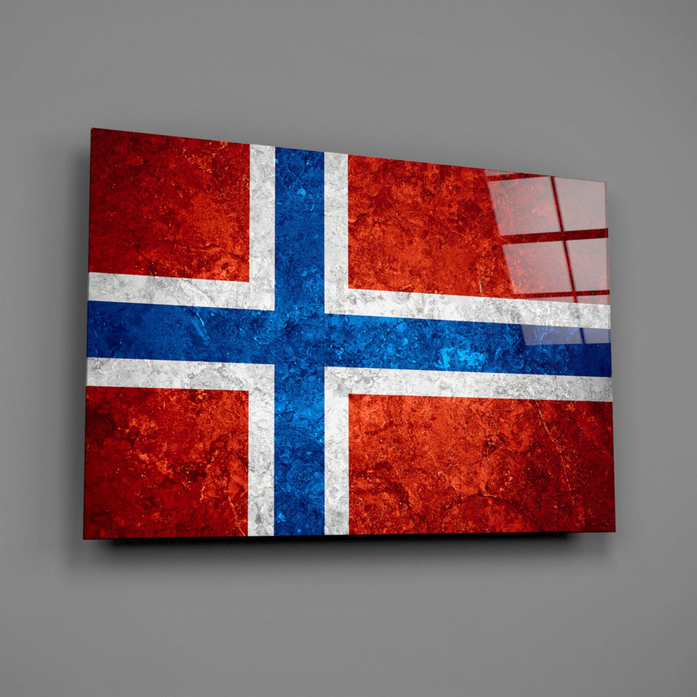 Patriotic panel anchoring a man cave wall