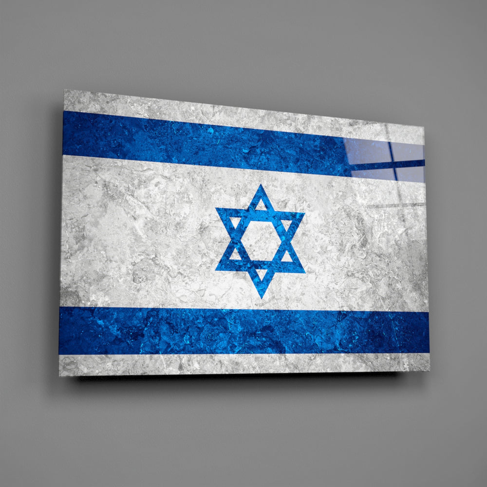 Patriotic panel anchoring a man cave wall